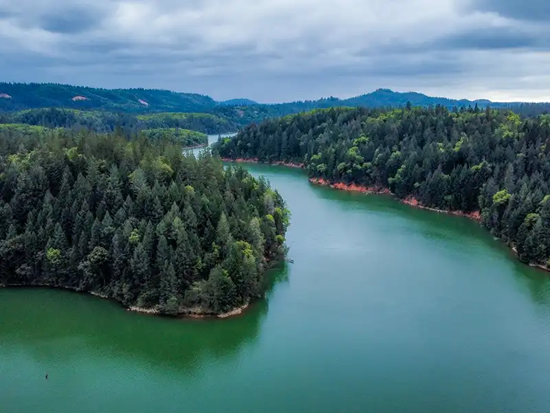 Rollins Lake Aerial View